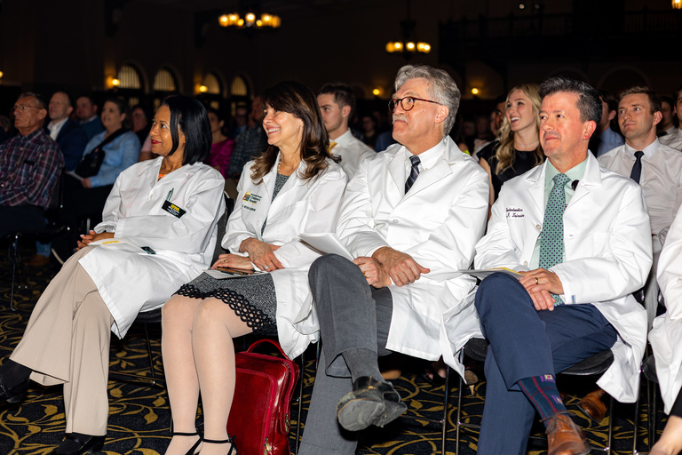 Faculty at White Coat Ceremony